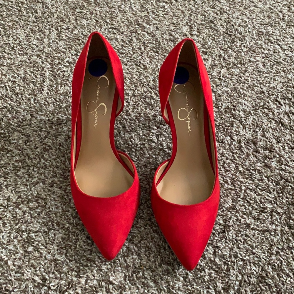 Brand new Jessica Simpson red high heels